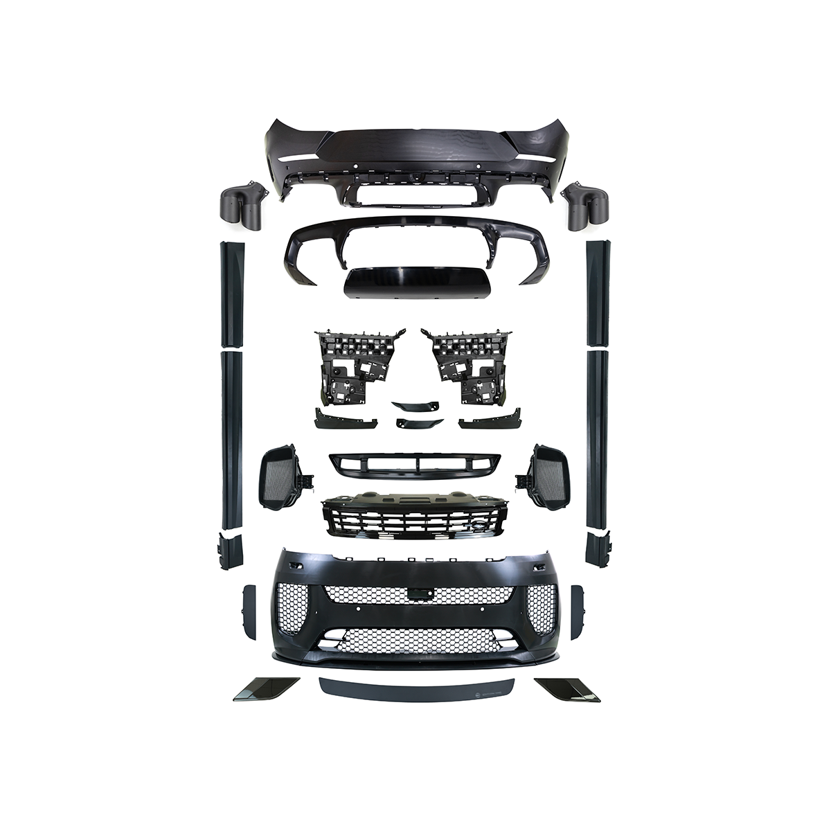OEM fit installation points for L461 SV Style body kit no drilling required