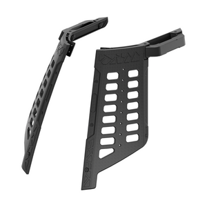 PLOMOR D-pillar embedded bar guard / MOLLE panel — left & right set, angled studio view, bolt-on for Toyota Land Cruiser LC250 / 1958