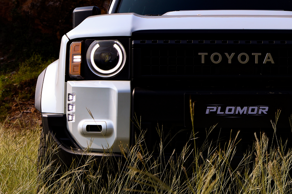 White Fog Lamp Frames for Toyota Land Cruiser LC250 - Fog Light Frames for Toyota Land Cruiser LC250 – White ABS