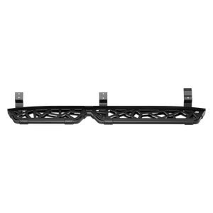 PLOMOR wide fender flare mounting bracket — long rail, matte black, single piece for Toyota Land Cruiser LC250 / 1958