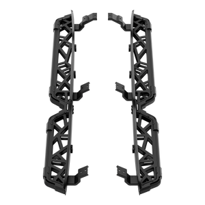 PLOMOR wide fender flares mounting brackets for Toyota Land Cruiser LC250 / 1958 — left & right set, matte black, wheel-arch fitment