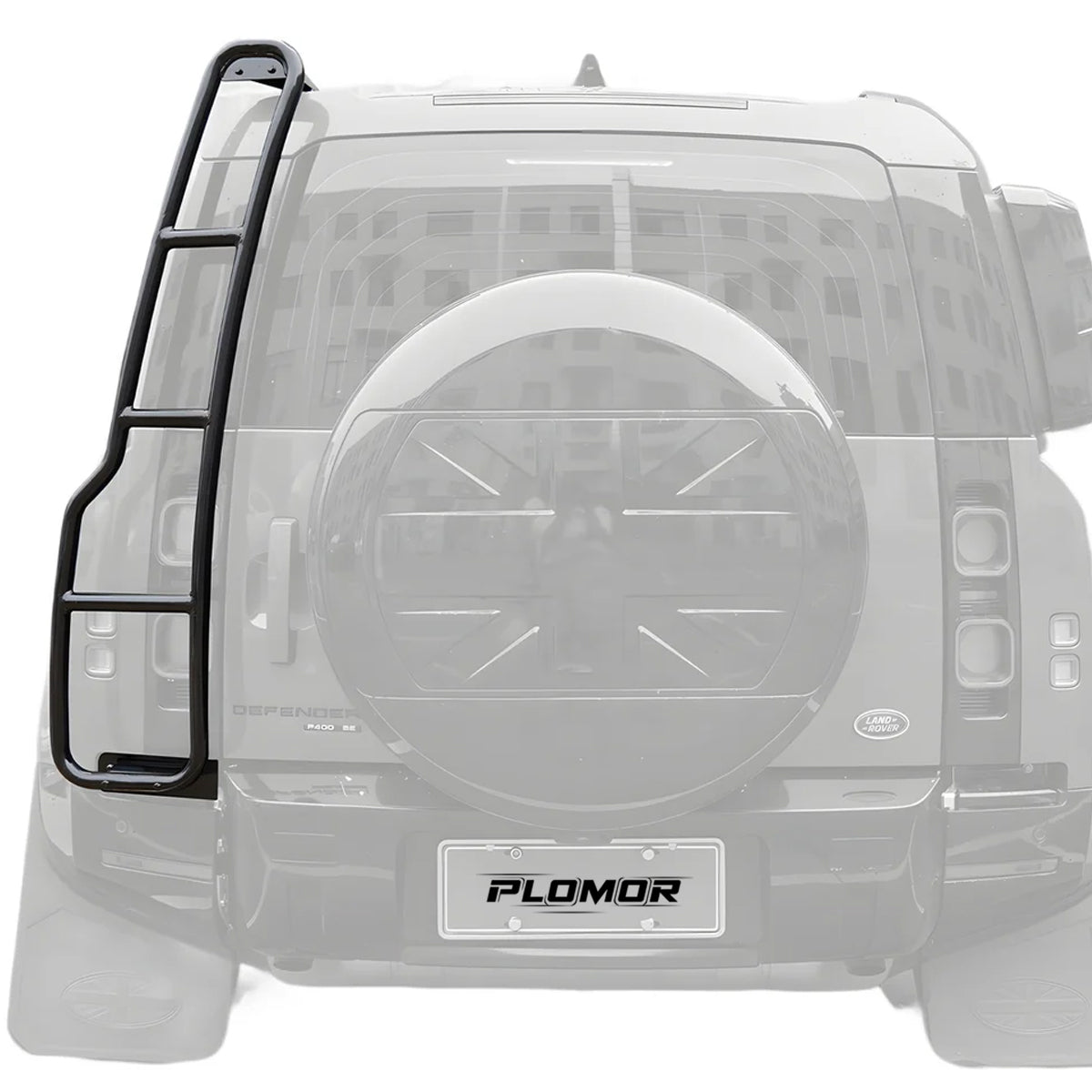 PLOMOR aluminium rear ladder for Land Rover Defender 90 110 L663