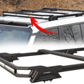 PLOMOR LC250 GX550 Aluminium Roof Rack with Integrated Triple LED Light Bars