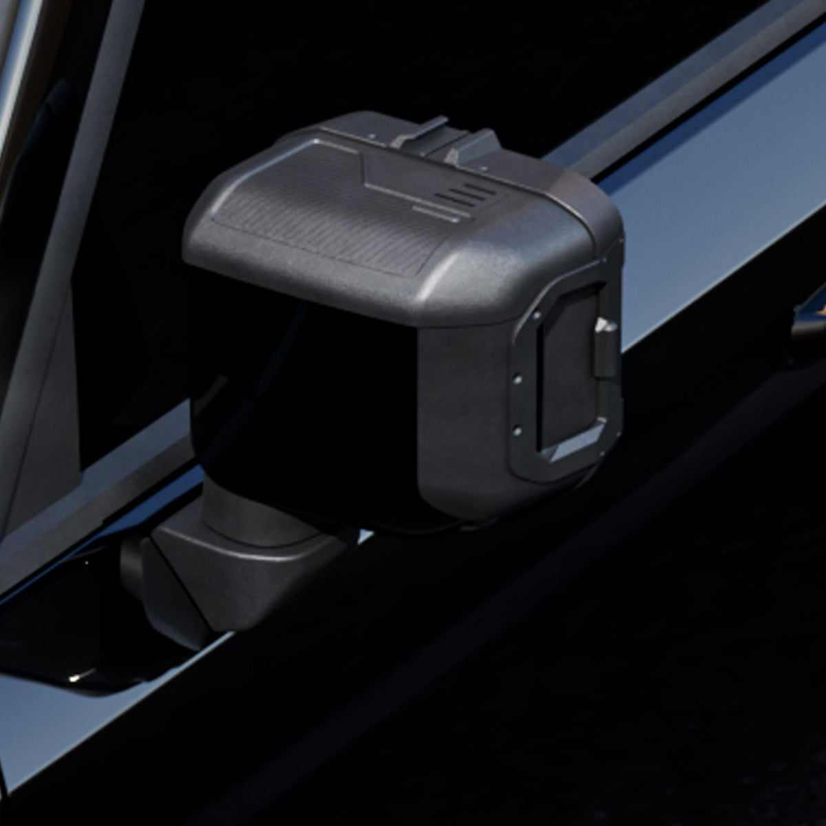 PLOMOR LC250 GX550 Mirror Guards Matte Black