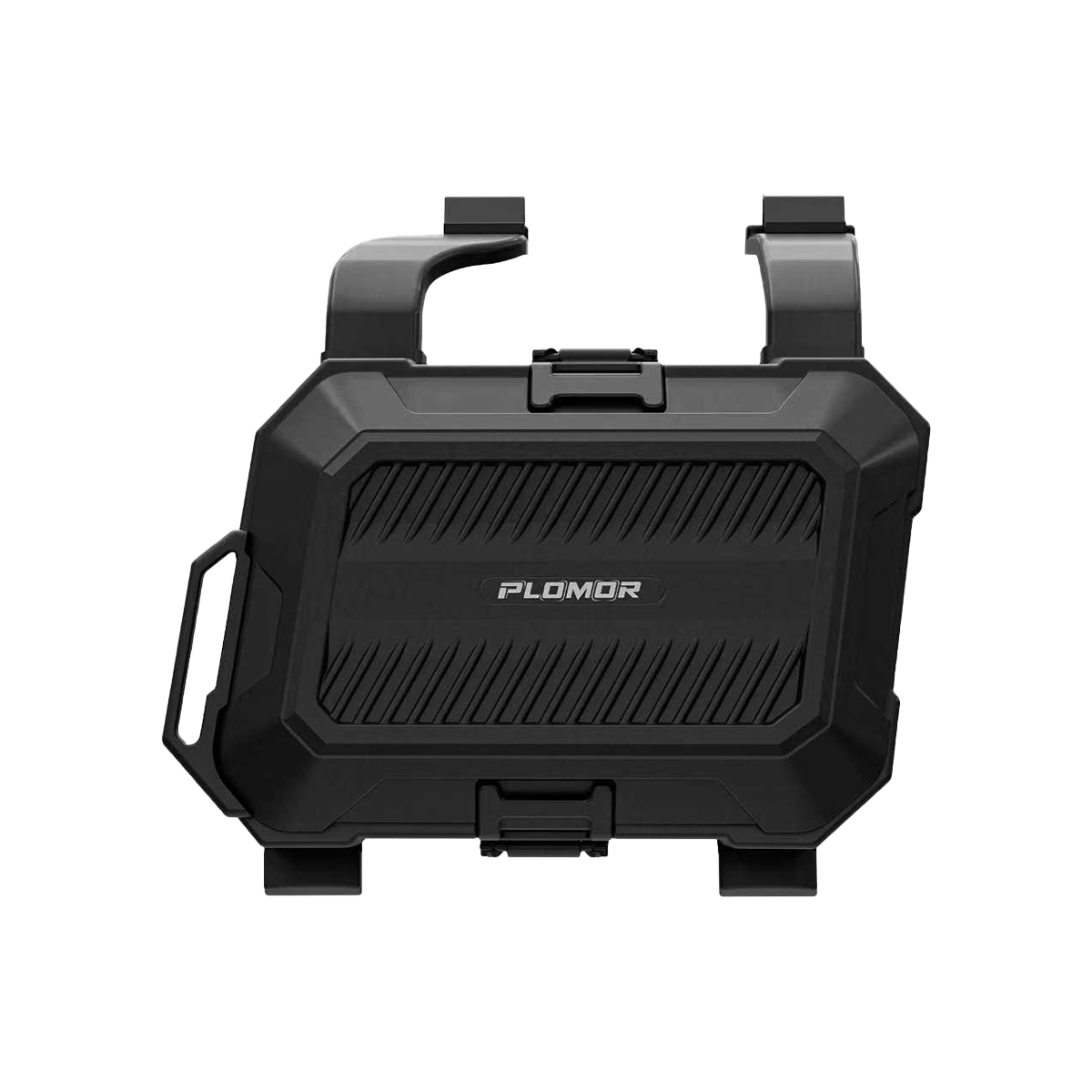 PLOMOR side MOLLE storage box for Toyota Land Cruiser LC250 / Land Cruiser 1958 (2024+), black lightweight durable design, no-drill installation, adventure-ready gear solution.