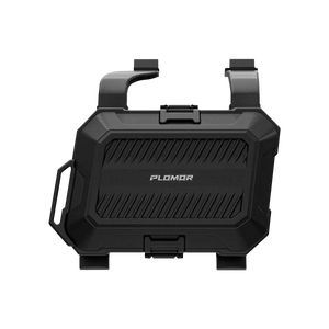 PLOMOR side MOLLE storage box for Toyota Land Cruiser LC250 / Land Cruiser 1958 (2024+), black lightweight durable design, no-drill installation, adventure-ready gear solution.