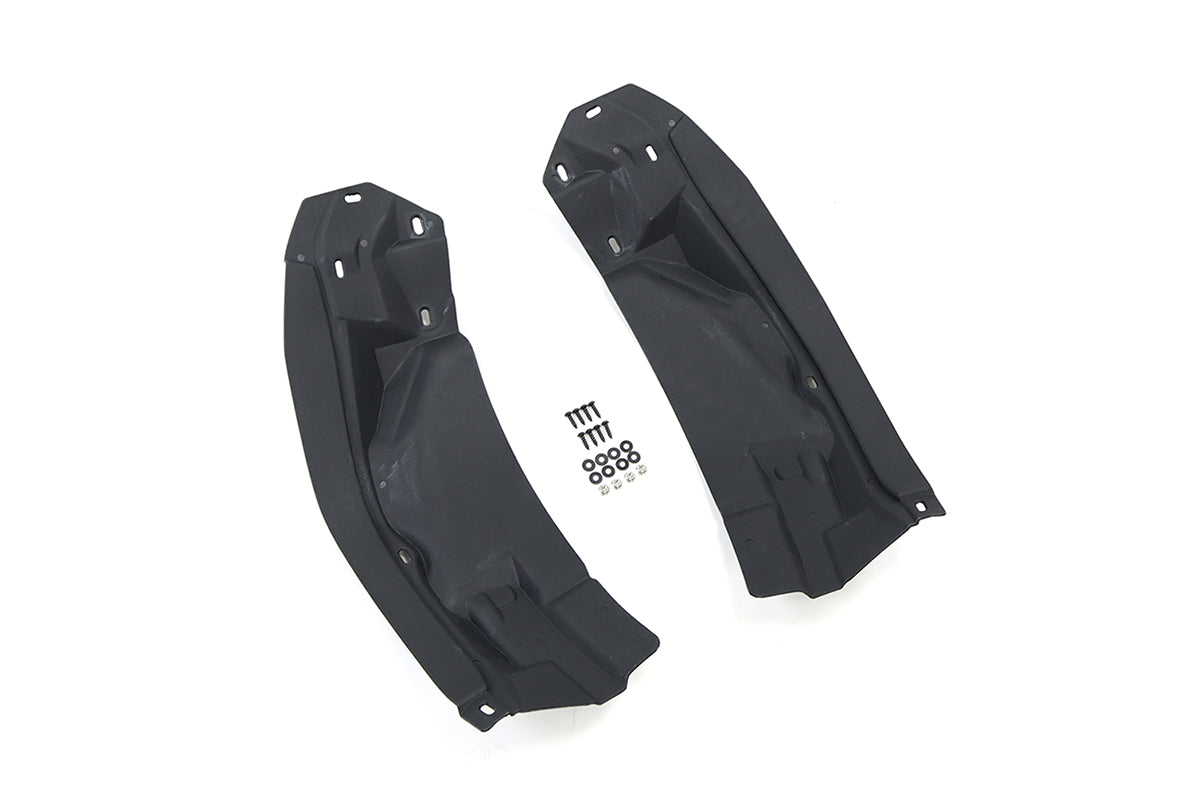 High-Quality ABS Material - PLOMOR Rear Inner Fender Liners for Toyota Land Cruiser LC250 2024–2027 – Black ABS
