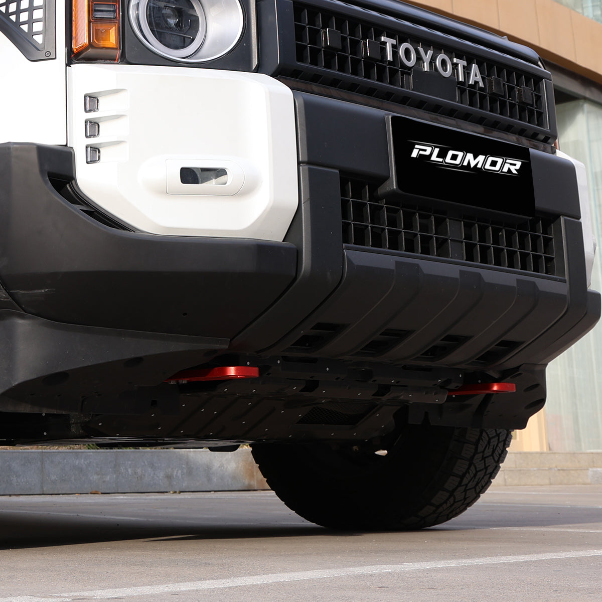 PLOMOR LC250 Front Recovery Tow Hook Installed