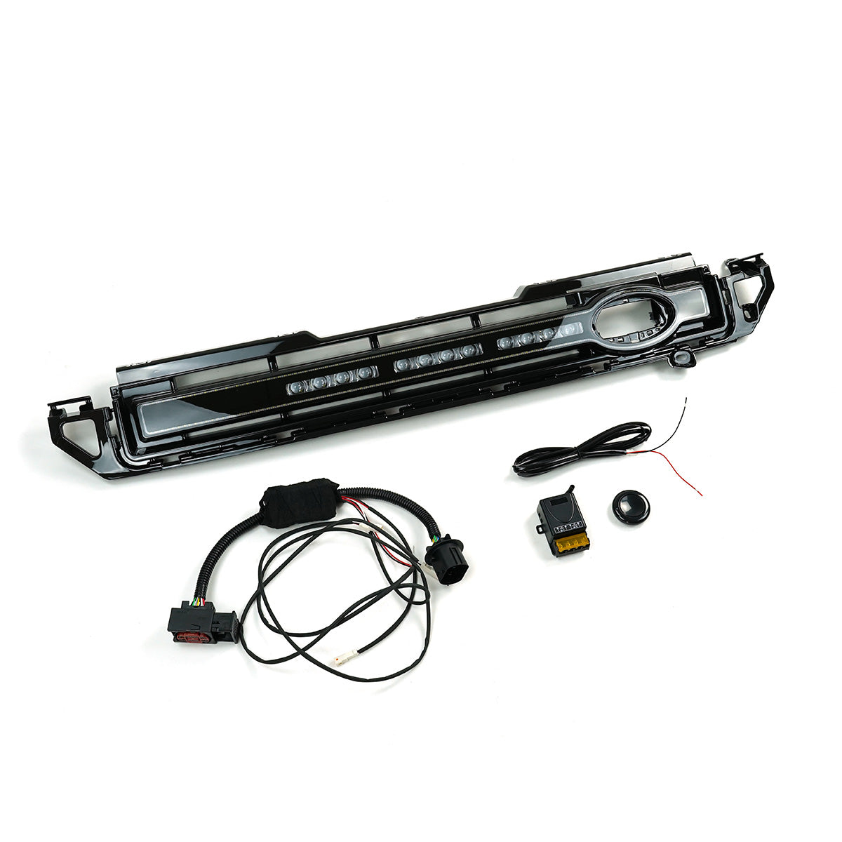 Durable weather-resistant materials of PLOMOR LED grille for Defender
