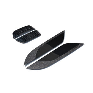 OCTA style bonnet vents carbon fibre texture detail