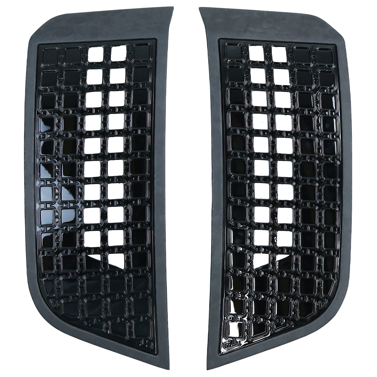 PLOMOR OEM Carbon Fibre OCTA Side Vent Front View – Land Rover Defender