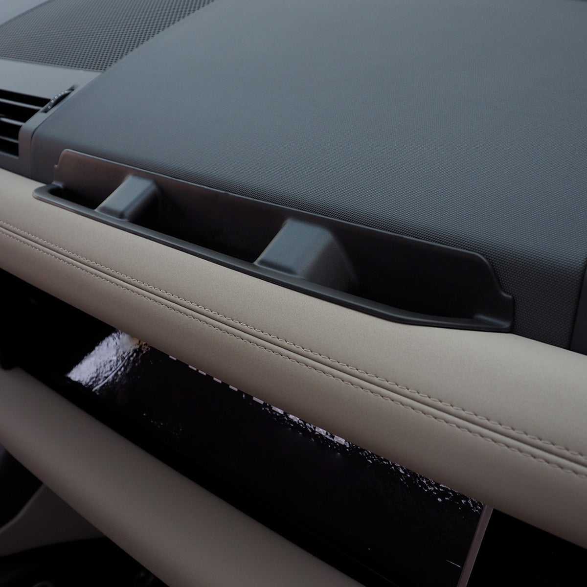 PLOMOR passenger grab handle storage box installed interior view