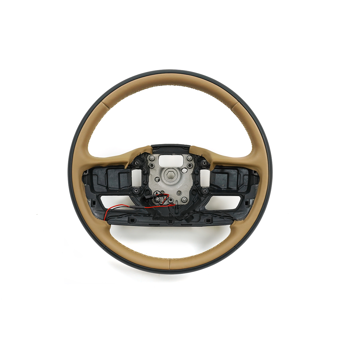Ergonomic grip design of PLOMOR heated steering wheel L460 upgrade