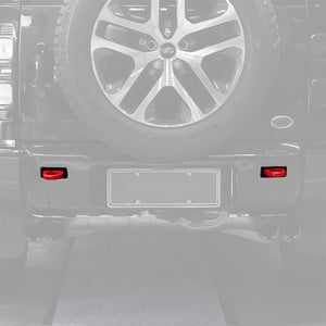 PLOMOR Tow Hook Installed Red Finish on Defender