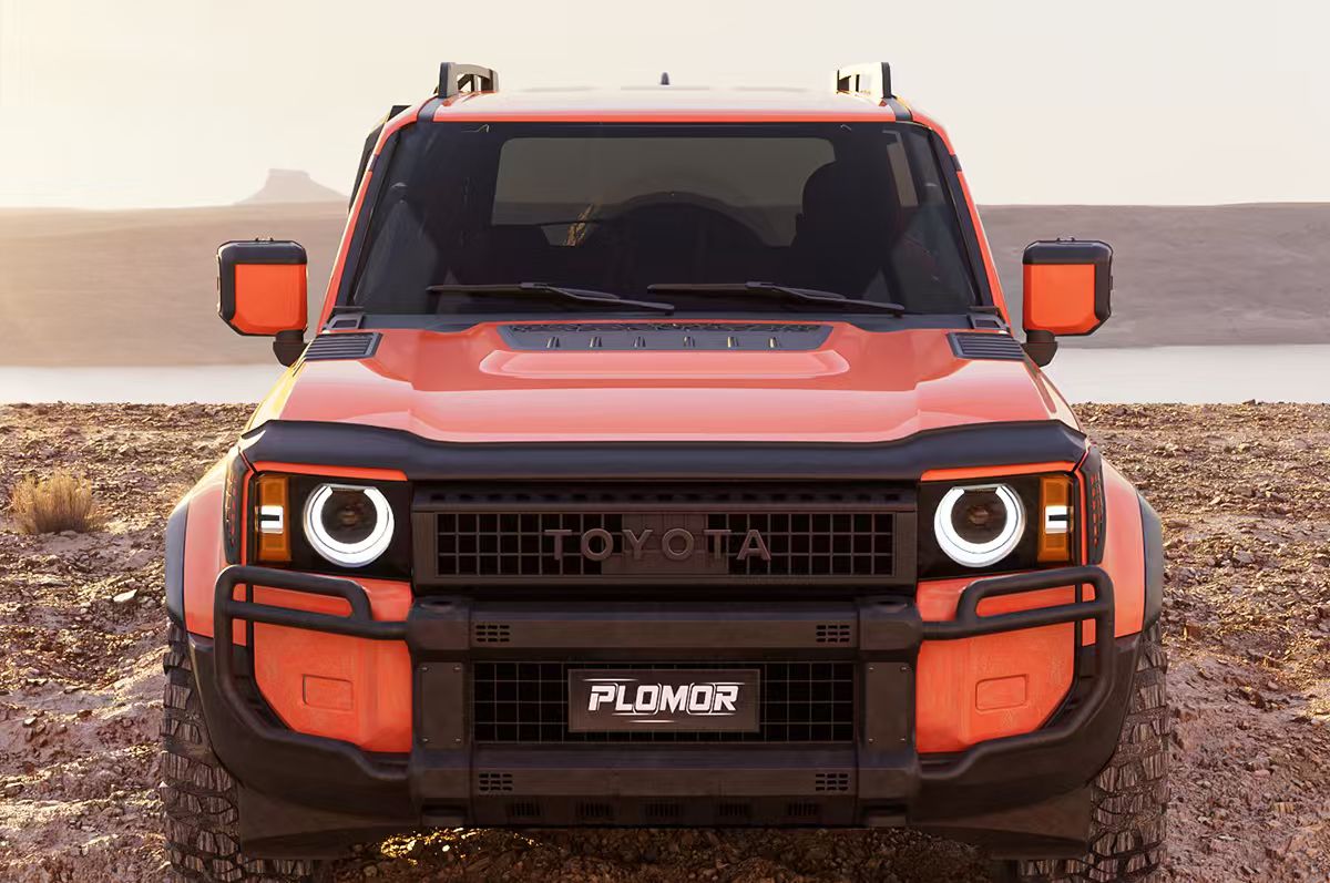 Easy Installation, No Drilling Required - Front Bug Shield Hood Deflector Guard for Toyota Land Cruiser LC250