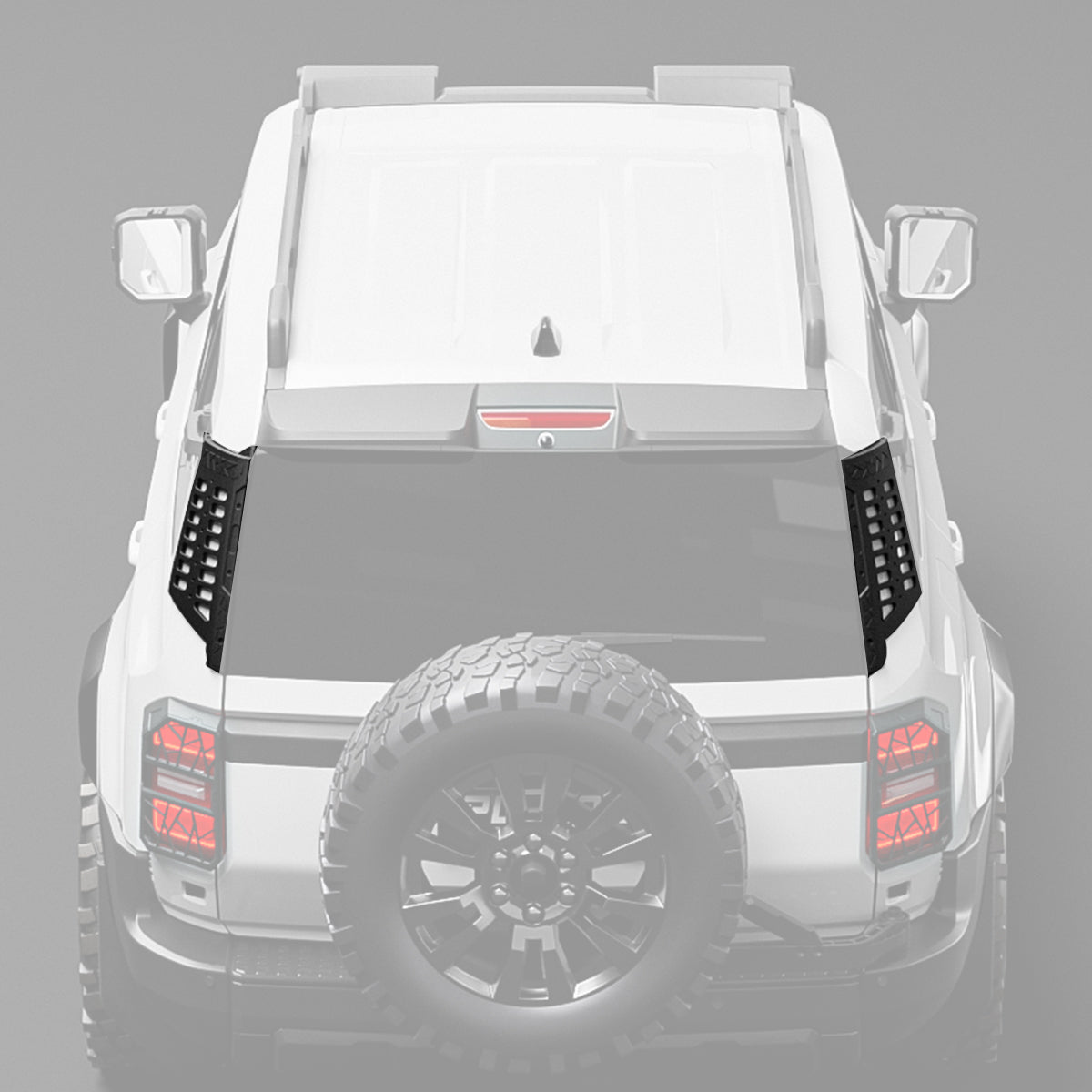 PLOMOR D-Pillar Grab Handle installed on Toyota Land Cruiser LC250