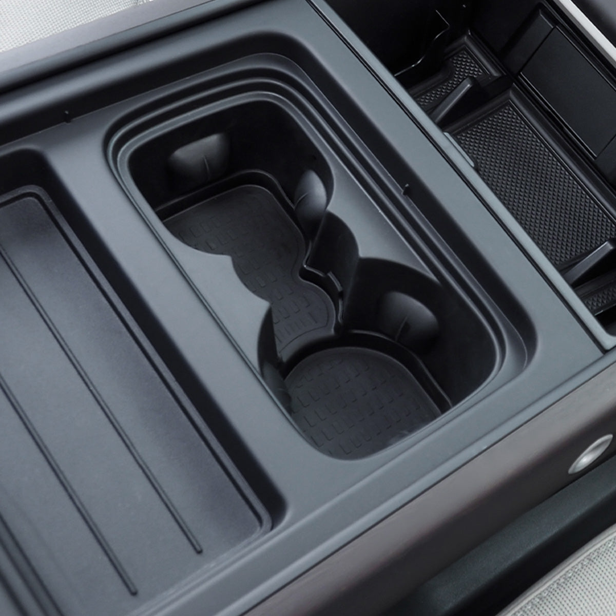 PLOMOR TPE cup holder liner installed anti slip secure fit