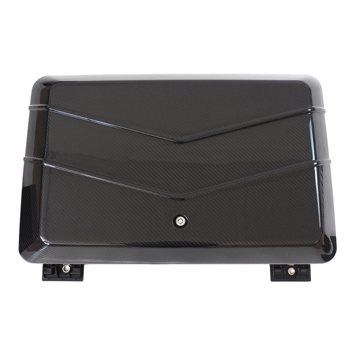 PLOMOR V-Shaped Carbon Fibre Side Backpack Close-Up Gloss Finish