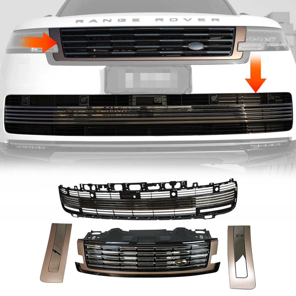 PLOMOR SV style front grille for Range Rover L460