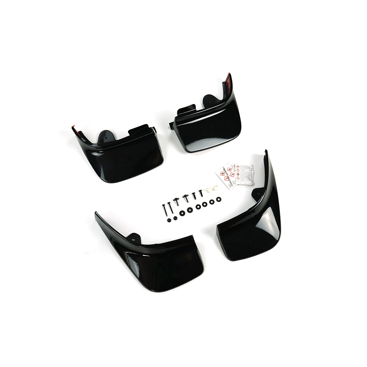 Side profile gloss black mud flaps Range Rover L460 OEM style fit