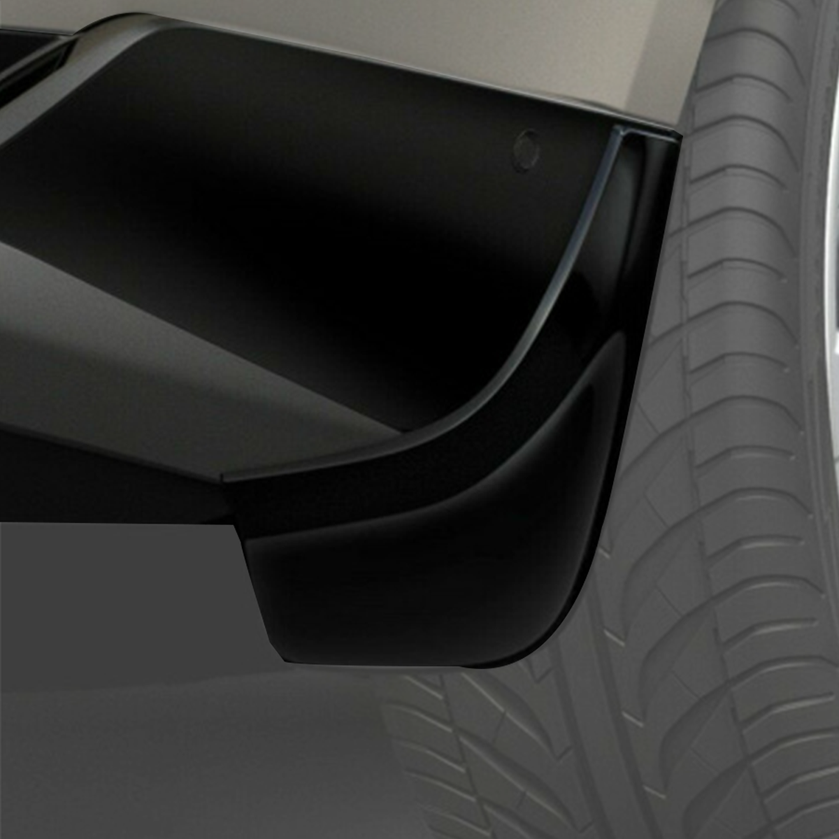 Installed mudguards OEM style Range Rover L460 gloss black