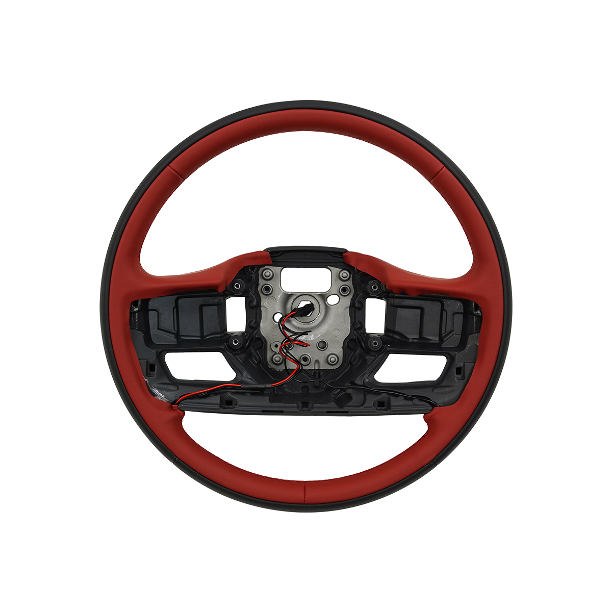 Installation view of heated steering wheel for Range Rover L460