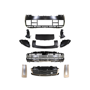 Range Rover L460 SV-style primed body kit front view in injection-molded PP material