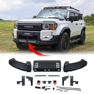 Toyota Land Cruiser 250 LC250 Front Push Bar with LED Lights