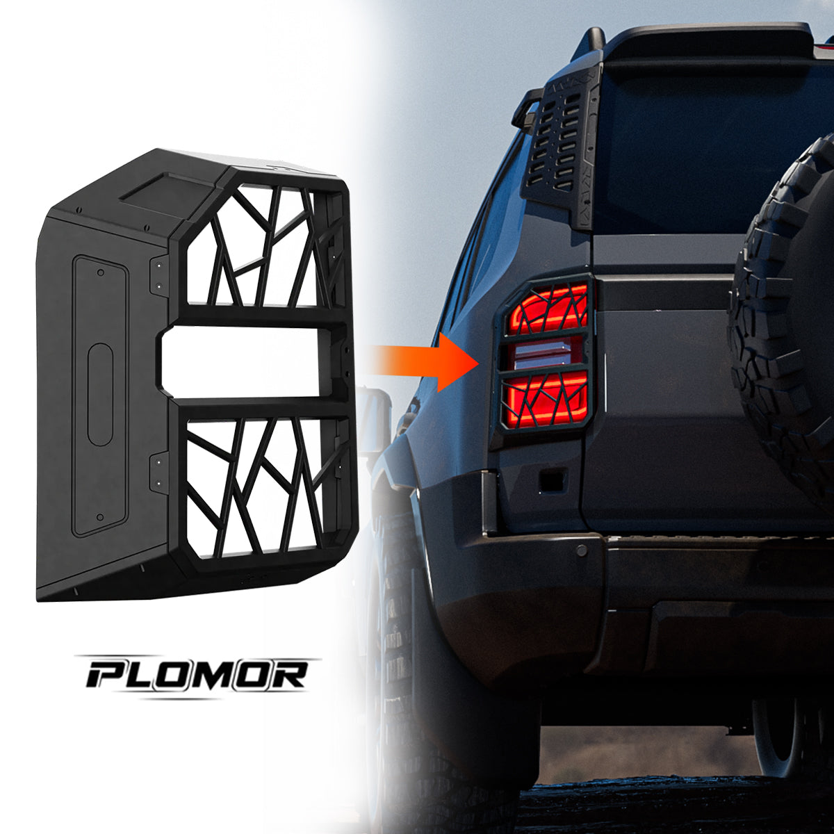 Toyota Land Cruiser 250 Tail Light Guards