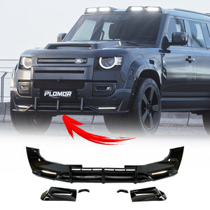 Toyota Land Cruiser LC250 front push bar with LED lights