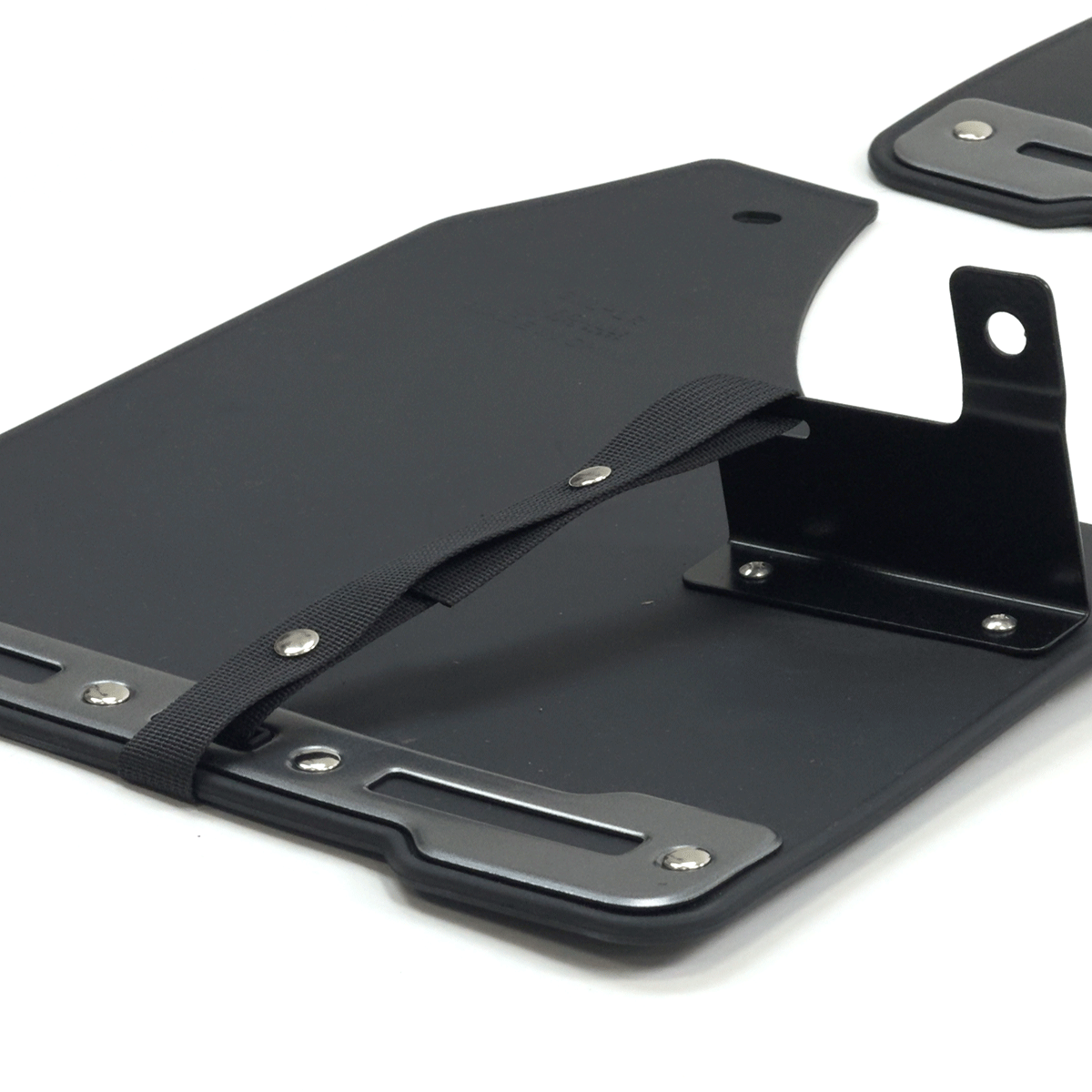 Toyota Land Cruiser LC250 fitted with PLOMOR rubber mud flaps for enhanced body protection