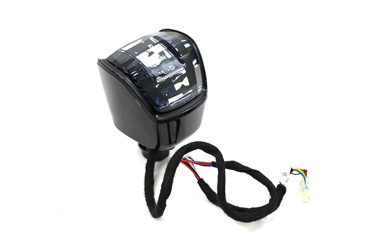 LC250 Diamond-Cut Gear Knob – Modern Look - LC250 K9 Crystal Gear Knob – Diamond-Cut with Gear Display & 72-Color Lights