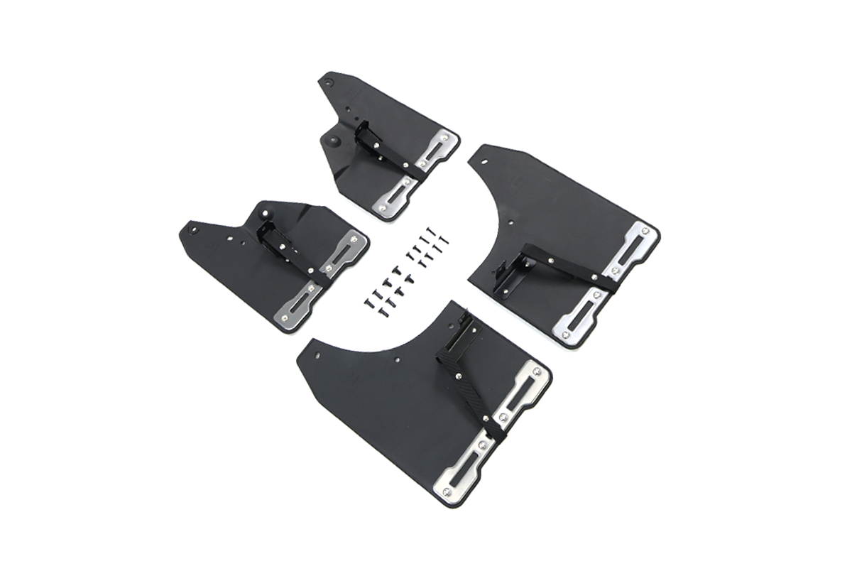 OEM-Designed No-Drill Mud Flaps  - Toyota LC250 Splash Guards 2024–2026 – Heavy-Duty Mud Flaps for Off-Road & Daily Driving Protection