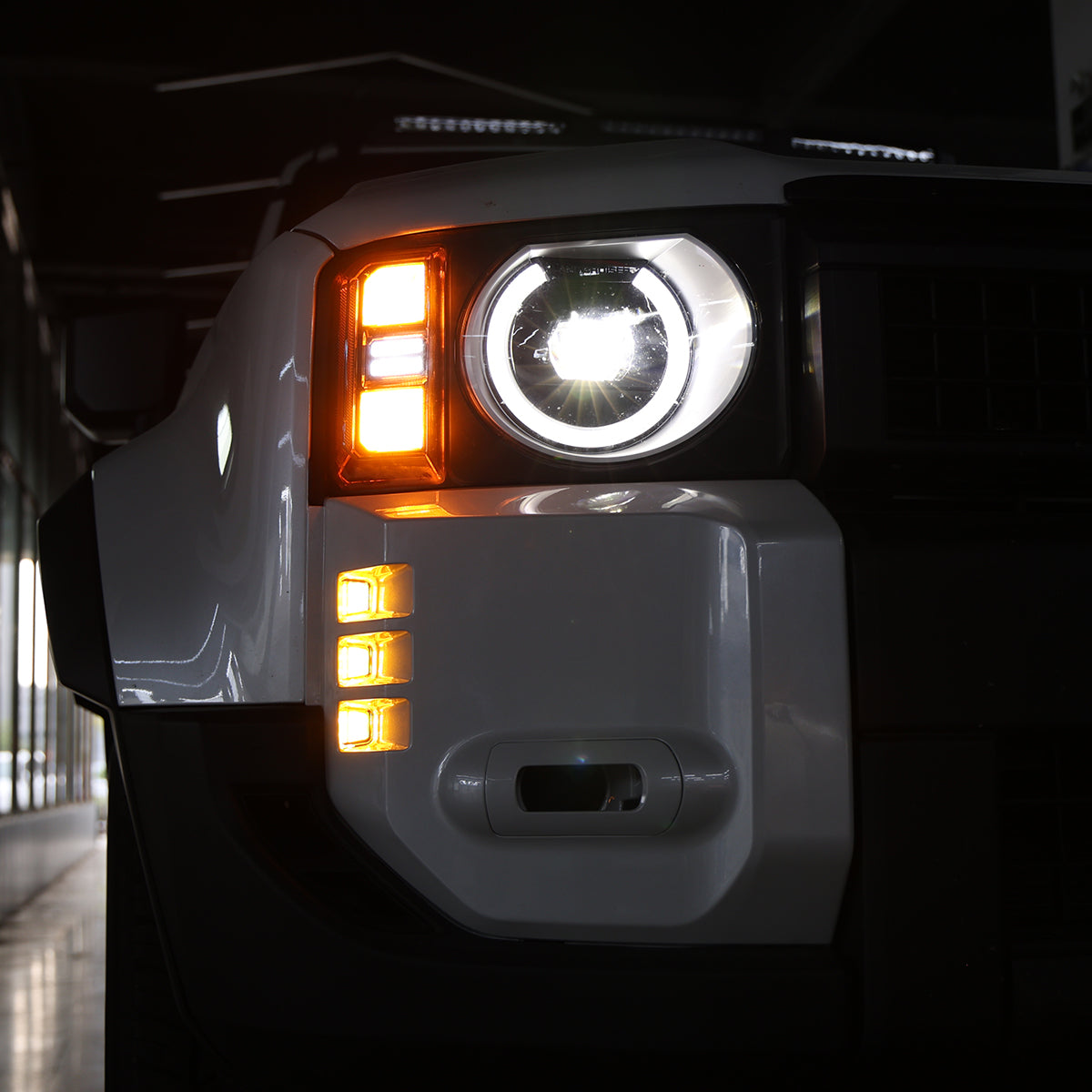 Toyota LC250 Multifunction Fog Light Frames Installed
