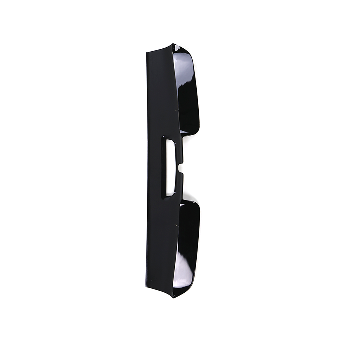Close-up of ABS material rear spoiler with gloss black finish for Toyota Land Cruiser LC250