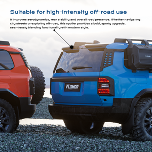 Rear view of Toyota Land Cruiser LC250 with ABS rear spoiler