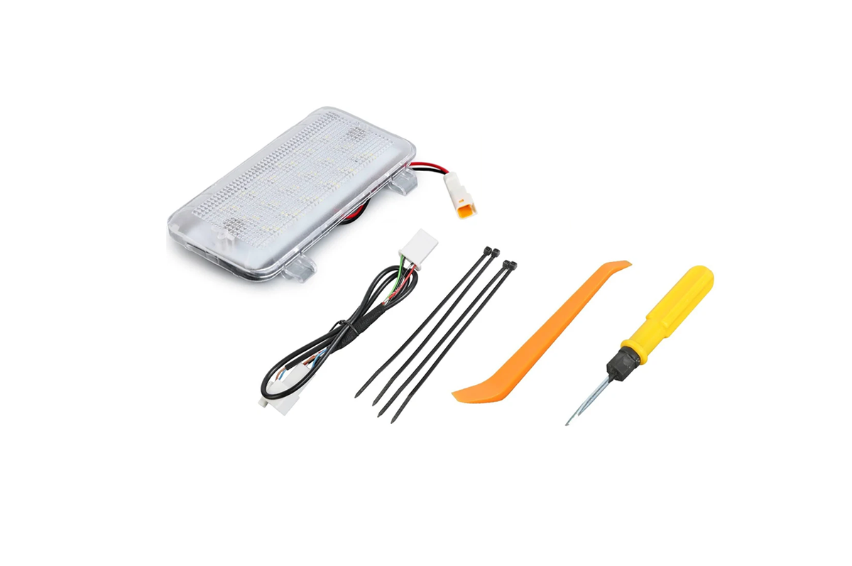 A/B LED Tailgate Light – High-Brightness White, Full - Toyota LC250 Tailgate LED Light – Full-Screen Touch, Stepless Dimming, Wide-Angle Cargo Illumination