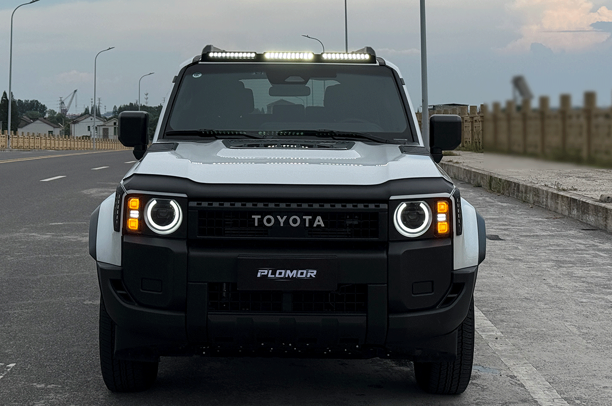 ABS Triple-Light Roof Lamp for LC250 - Toyota Land Cruiser LC250 & GX550 99W Triple LED Roof Light Cover System (2024–2027)